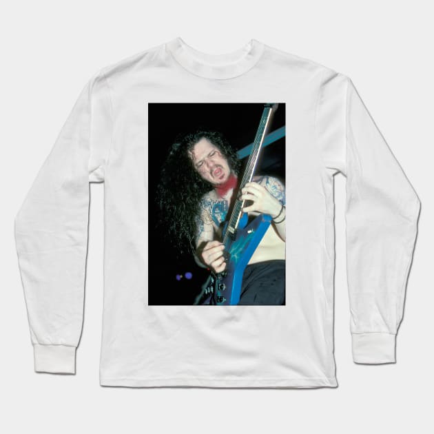 Darrell Abbott Photograph Long Sleeve T-Shirt by Concert Photos